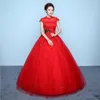 Otros vestidos de novia Llegada EZKUNTZA Vestido de manga corta Encaje O-cuello Hasta Vestido de fiesta Princesa Vestidos vintageOtros