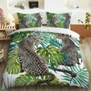 Set di biancheria da letto Animale 3D Leone e tigre Set personalizzato Copripiumino con federa Copriletto in microfibra di lusso Tessili per la casaBiancheria da letto