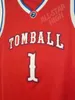 SjZl98 # 1 Jimmy Butler Tomball High School Throwback Basketball Jersey Stitched Skräddarsy något namn och nummer