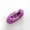 Chenille Dust Mop kapcie Skarpety stóp Czapki wielofunkcyjne czyszczenie podłogi leniwe buty obejmuje kurz czyszczenie włosów 6 kolorów