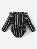 Baby 1-in-1 striped printed Ruffle Jumpsuit SHE