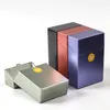 シガレットケース パーソナリティ 自動フリップカバー ハードケース 20 パック全体 タバコボックス プラスチック マルチカラー