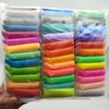 36 Colors Air Dry Super Light Clay Polymer Plasticine Kids Early Education Toys DIY Colored Clay Creative Colorful Plasticine 2012229O