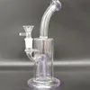 8.6Inches paars Hookah Bong Glas Waterpijp Dikke Beker Bongs Roken Waterpijp Bongs Hoofddiensten Grootte 14mm Kom