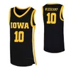 Iowa Hawkeyes Jerseys Mens Michael Baer Jersey Joe Toussaint Jack Nunge Bohannon rare College Basketball Jerseys Custom Stitched