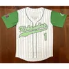 Nikivip Ship från US Movie Hardball #1 Jarius G-Baby Evans Baseball Jerseys White Dewayne Warren Stitched Kekambas Film Top Quality