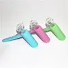 mini marteau barboteur silicone bongs narguilé dernières percolateurs de tabac de mode fumer bongs plates-formes pétrolières conduites d'eau narguilés de qualité supérieure