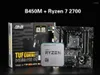 Płyty główne Asus TUF B450M Pro S Pro Store Combo Zestaw zestawu Ryzen 7 2700 AM4 CPU DDR4 B450