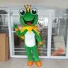 Талисман кукла костюм лягушки талисмана костюмы мультфильм одежда день рождения партия маскарада талисман костюм реклама Halloween рождественский наряд