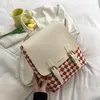 Abendtaschen Hohe Qualität Weibliche Messenger Pu Leder Schulter Reisetasche Lässige Mode Damen Designer Handtaschen Plaid Rucksack