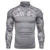 Mode Men s Top Tactical Camouflage Athletic T Shirts Långärmad män Militär Combat Shirt Army Clothing 220712