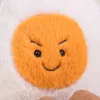 23 cm drôle nourriture en peluche jouet en peluche oeuf coussin enfants poupée créative en peluche oeufs durs en forme d'oreiller fille anniversaire cadeau de noël LA419