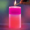 Tipo di luci notturne Candela Luce a colori a 7 colori Illuminazione domestica Candele per creare un'atmosfera romantica Forniture per matrimoni e regaliNotte