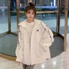 Jaquetas femininas Hip Hop Street Casual Casual Spring Spring e Autumn Student Jacket Loose Baseball Casal casal de Hong Kong Stormsuit inswomen '