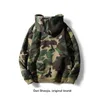 Sudadera con capucha de camuflaje estilo Hong Kong Yu Wenle para hombres y mujeres suelta Ins moda marca Hip-hop estilo Harajuku pareja chaqueta de felpa