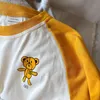 Мягкая хлопковая детская мультипликационные рубашки милый животный принт детская рубашка с длинным рукавом для мальчиков девочки футболка детская пуловерная одежда 220607