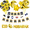 Party Decoratie Eid Mubarak Banner Ballonnen Wedding Ramadan Arche Ballon Anniversaire Festival PartyParty