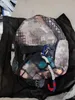 2021 Sac à corde imprimé de style graffiti brodé avec un sac à dos en toile à imprimé multicolore sac 2603