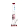 16,26-Zoll-rote Becherbong mit Dome-to-Coil-Perkolator, 14-mm-Innengewinde