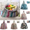 Bolsas de armazenamento novas bolsas de compras de alta qualidade Nylon dobrável reutilizável grande capacidade Travel portátil Mercearia de mercearia