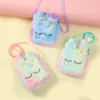 Zaini di peluche Kawaii Kirby Toy Cartoon unicorno Borsa per monete Borsa per auricolari Giocattoli di peluche per regali di compleanno per ragazze