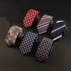 Bow Ties Linbaiway 6cm Neckties Tie For Mens Adjustable Striped Female Skinny Wedding Gentlemen Cravat Corbatas Custom LOGOBow