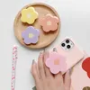 Mobile Phone Ring Holders Epoxy Resin Universal Fresh And Lovely Flowers Foldable Grip Tok Bracket Mobile-Phone Accessories