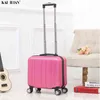 Kid 'S Travel Luggage ''Cabin Suitcase With Wheels Trolley Bag Carry On Rolling Trolly For Fashio J220708 J220708