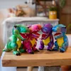 Cartoon Dinosaur Dolls Toy Bright Skin Tyrannosaurus Rex Doll Plush Toys Dinosaur Doll Grijp Machine Boy Birthday Cadeau
