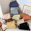 Ventes d'usine dames sacs à bandoulière bonbons sacs à main de mode petit sac à chaîne plissée en cuir de couleur unie fraîche personnalité de rue sac à main en diamant 3 styles 5813 #