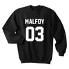 Unisex Sweatshirt Moletom Do Tumblr Sweatshirt Malfoy 03 House of Slytherin Tumblr Magic Shirt Top Crewneck Sweatshirt LJ201103
