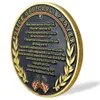 Inne sztuki i rzemiosło cienki niebieska linia policja pamiątka wyzwanie Coin Police Funkcjonariusz 039s Peacemaker Monety US Flag Gold PLA8969043