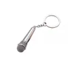 Novelty Metal Microphone Keychains New Design Microphone Keyrings can with a note inside