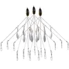 BassDash 3PCSlot Alabama Rig Head Swimming Bait Paraply Fishing Lure Rig 5 Arms Bass Fishing Group Lure Extend 18g 220702