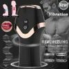 Heseks Автоматический мужской мастурбаторный чашка для мужчин, тренируя ручные гланы, стимулируют массагер вибратор Sexy Toys Machine