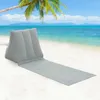Campo inflável de praia Camping Reclinner travesseiro traseiro Triângulo Cadeira de almofada Triângulo Inventário de cunha por atacado 15pcs mk029