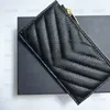 Porte-cartes en cuir véritable de haute qualité Portefeuille en peau d'agneau Hommes célèbres Titulaires pour femmes Luxurys designer fashion Coin sac à main hommes Portefeuilles Key Pocket Fente intérieure