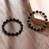 Lien Bracelets Chaîne Cornaline Hématite Bracelet Perlé Avec Deux Tons Pour Hommes Bijoux Raym22