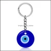 Colar de pingente colar de olho mal para mulheres charme azul bracelete keyring grego mati hamsa nazar de luxo anel de luxo orarrin mjfashion dhieu