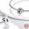 925 Sterling Silver Ciondola Charm 26 lettere A-Z serie Perline Bead Fit Pandora Charms Bracciale Accessori gioielli fai da te