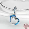 Charm-Perlen aus 925er-Silber, baumelnd, Elefant, Schlange, Fuchs, Marienkäfer, Hund, Katze, Eule, passend für Pandora-Charm-Armbänder, DIY-Schmuckzubehör