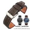 20mm 21mm 22mm Genuine Leather Watchband Cowhide Fit for IWC Big Pilot Mark 18 IW3777 Portofino Brown Watch Strap Tang Buckle 22073281298