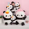 Nouveau couple panda en peluche poupée mignonne poupées panda