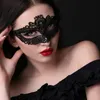Festmasker variation stil spets mask sexig makeup boll bar nattklubb vuxna kvinnors svarta halv ansikte ögon patchparty