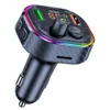 T86M Car Bluetooth Kit 5.0 FM -передатчик беспроводной handsfree mp3 -плеер PD 20W USB -зарядное устройство QC3.0 Быстрая зарядка