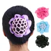 Copertura per chignon per bambini Snood Retina per capelli Decorazioni per uncinetto Copricapo Accessori per capelli da ballo Supporto fisso per coda di cavallo