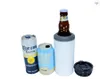US warehouse Sublimation Small Pack 16oz Straight Tumblers 12oz Can Coolers with 2 Lid 4 in 1 Stainless Steel Double Walled Insulated Vacuum Cans Cooler Slim Bottle