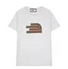 Yaz Kadın Erkekler T-Shirts Tee Tide Marka Birleşik Boyun Mektupları Yüksek Sokak Gevşek Trend Kısa Kollu Hip-Hop Giyim G