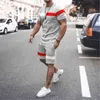 T-shirt Shorts outfits Sets 100% synthetic material Comfortable Cool Tees Men Tracksuit Summer Men's T-Shirt Set Oversized Cloth Y220420