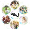 Enfants automatique Gatling Bubble Guns jouet 8 trous machine à bulles électrique pour l'été en plein air enfants jouets garçons filles jouets de bain Y220725